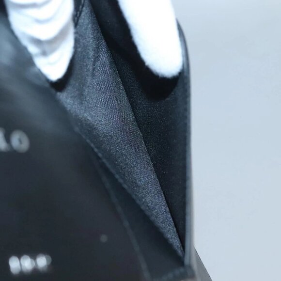 Christian Dior Card Case Leather Black Auth - Picture 10 of 16